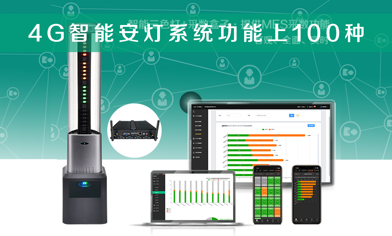 4G智能安燈系統功能上100種