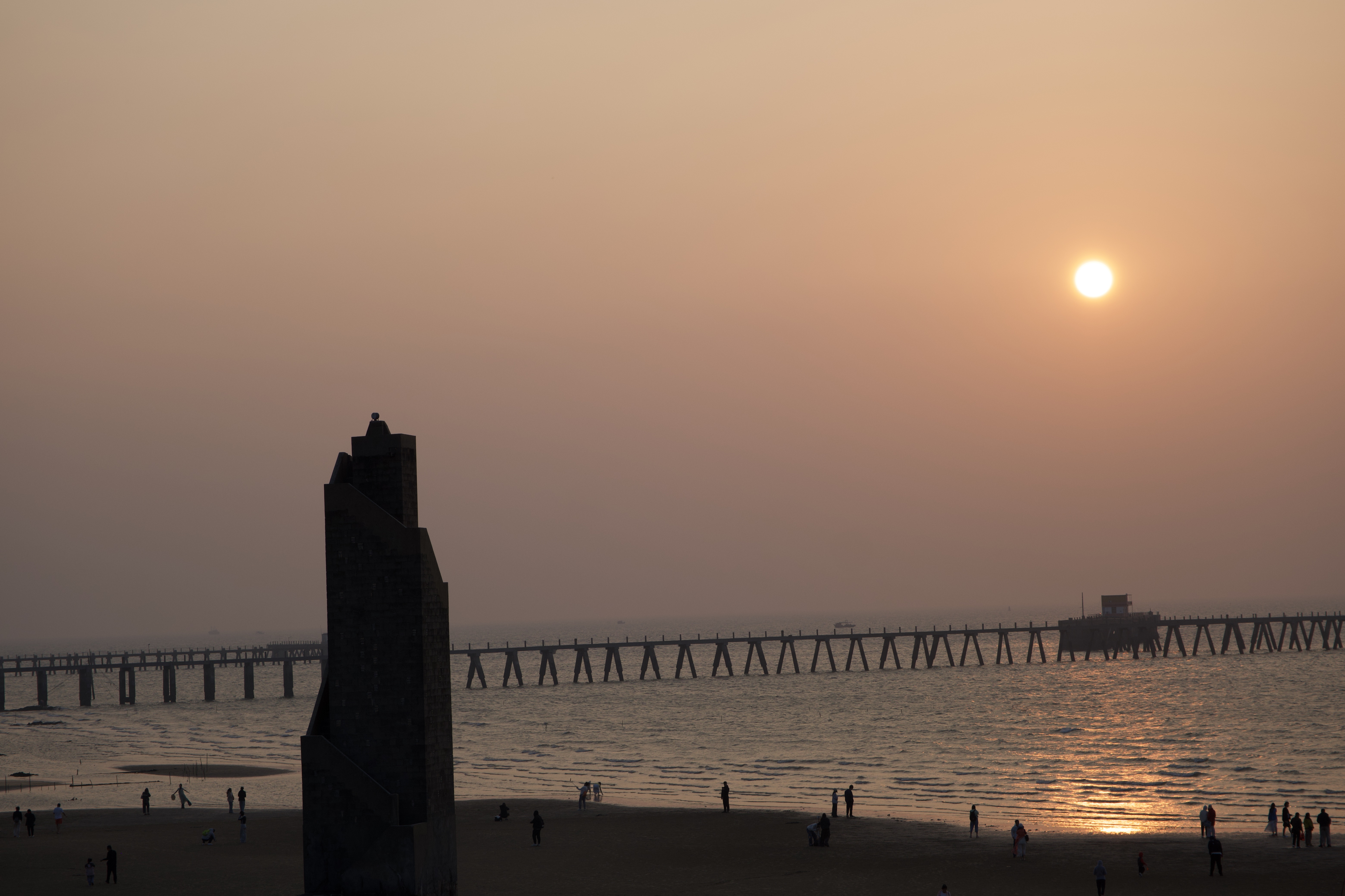 北海看日落 北海看日落